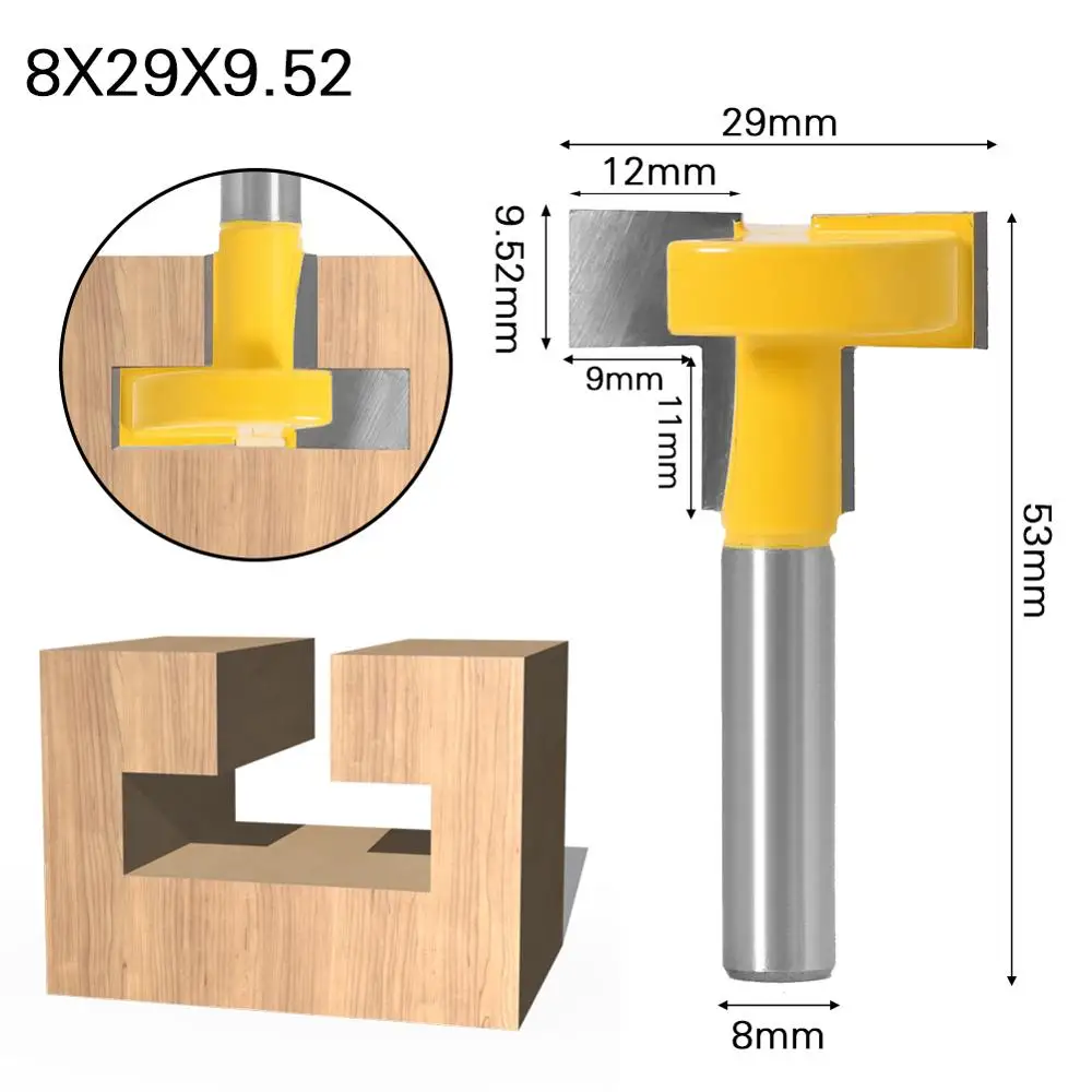 Top Quality T-Slot & T-Track Slotting Router Bit - 8\