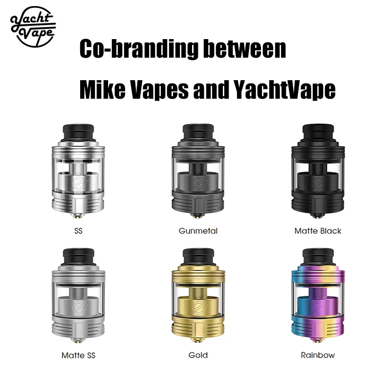 

Оригинальная электронная сигарета YachtVape Eclipse RTA Mike Vapes and yachvape Co-фирменная электронная сигарета Vape Topfill Atomizer