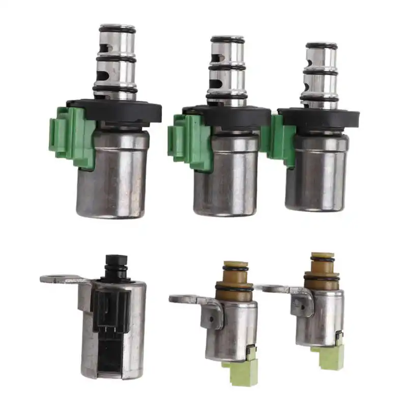 Car 6pcs Transmission Shift Solenoid Set 4F27E 48420K-R ABS Metal Replacement for  2 3 5 6 CX-7 MPV Automatic Transmission