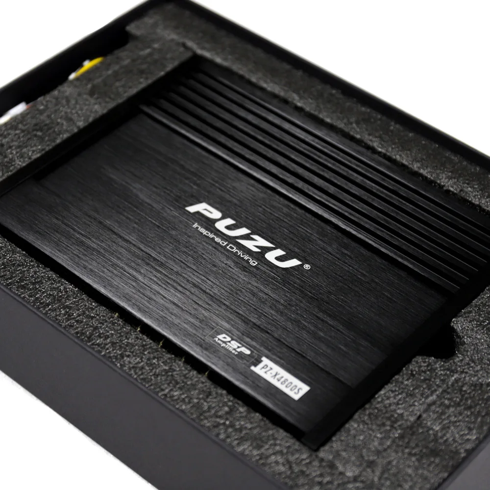 PUZU PZ-X4800S 6Core 32bit 8CH Với Nguồn Điện Xe Hơi Âm Thanh DSP Bộ Vi Xử Lý Tín Hiệu Kỹ Thuật Số Được Xây Dựng Trong Bộ Khuếch Đại 8X150W Hỗ Trợ BT5.0 lựa Chọn