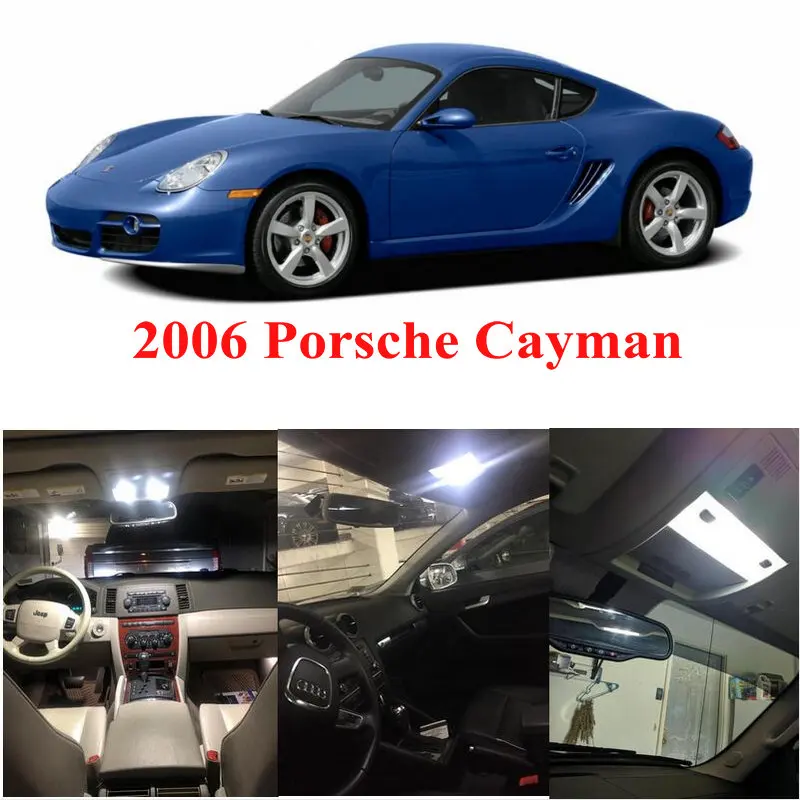 

Автомобильные аксессуары светильник для чтения для 2006 Porsche 911 Boxster Cayman Dome Map, Освещение номерного знака, 10 шт.