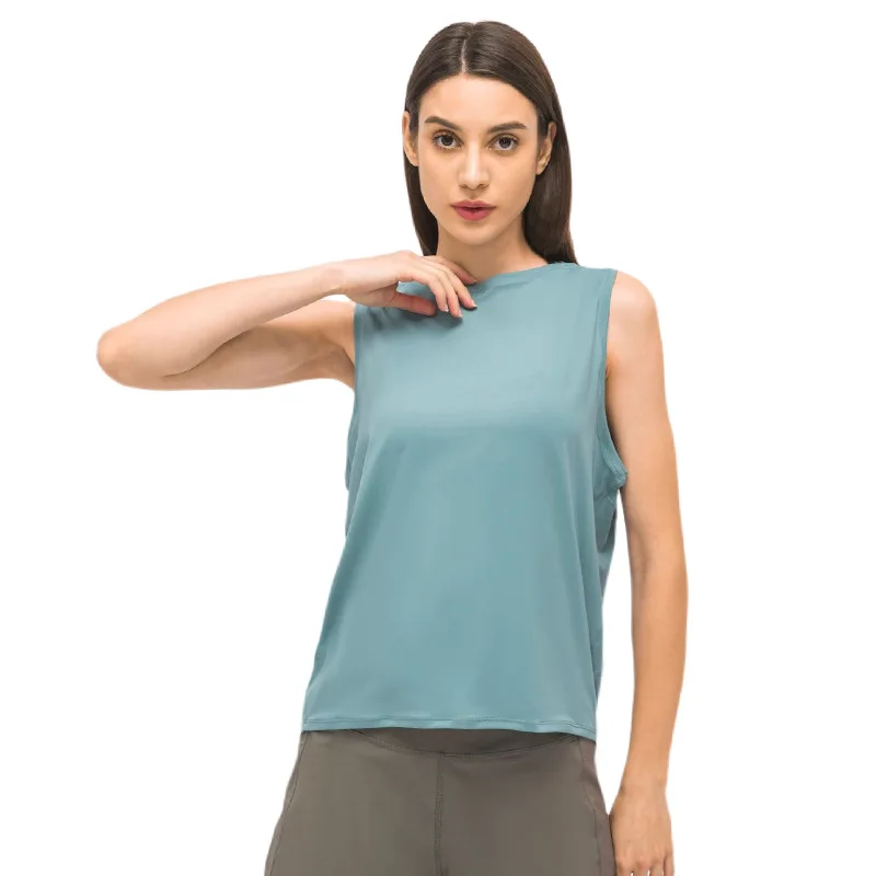 Chaleco de Yoga Sexy para mujer, camiseta sin mangas de malla, ropa deportiva, Top deportivo de alta elasticidad transpirable, blusa para correr que absorbe la humedad