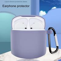 Bluetooth Earphone Silicone Case Protective Cover Storage Shell Protector with Carabiner Lanyard for Edifier LolliPods