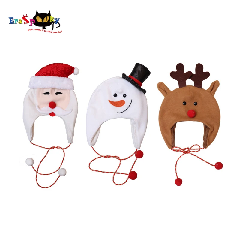 

Милый Рождественский костюм для мальчика со снеговиком/оленем/Санта-Клаусом со стильным снеговиком стилизованный на новый год головной убор реквизит подарок