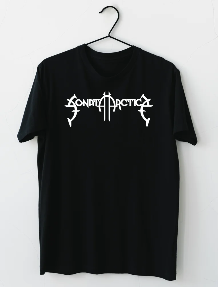 Sonata Arctica Finnish Power Metal Band Logo T-Shirt L-2XL