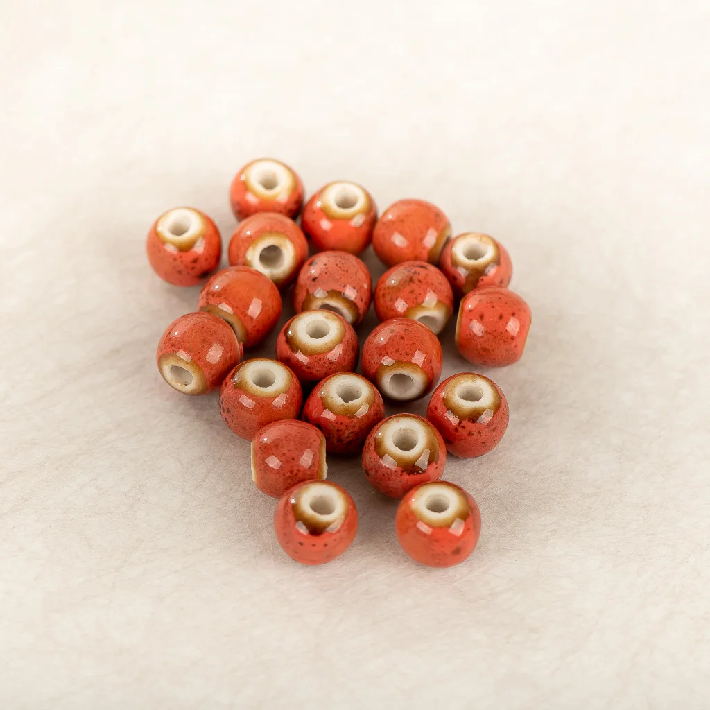 10# 40pcs Sphere Ceramic beads  beads jewelry for bracelet making porcelain bead for jewelry making #IY224