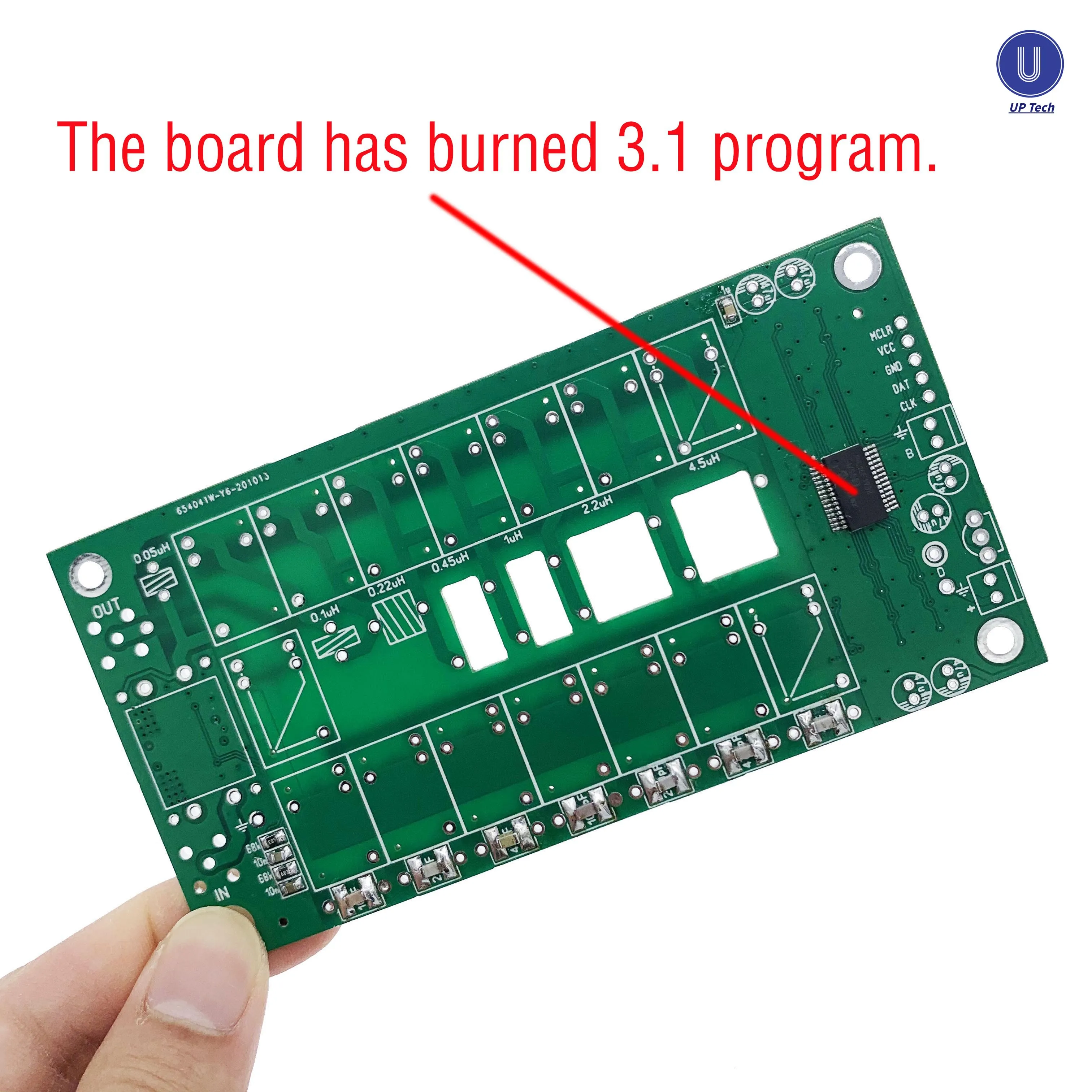 Imagem -03 - Kits de Sintonizador de Antena Automática Firmware Programado Smt Chip Soldado Mais Oled Faça Você Mesmo Atu100 Atu100 1850mhz N7ddc 7x7