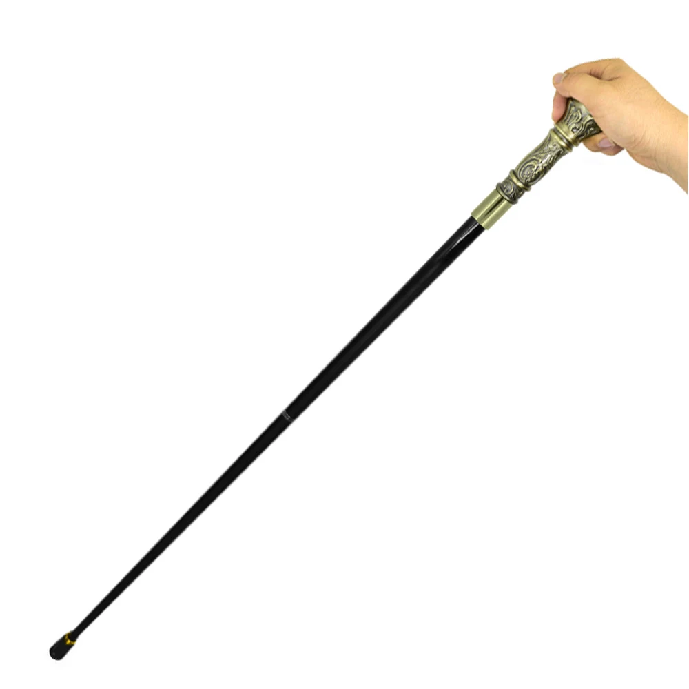 Fashion Walking Cane Stick Elegent Men Ball Handle Hands Canes Vintage Metal Crutch Gentle Man Canes Hand Crutch Sticks Men 91cm