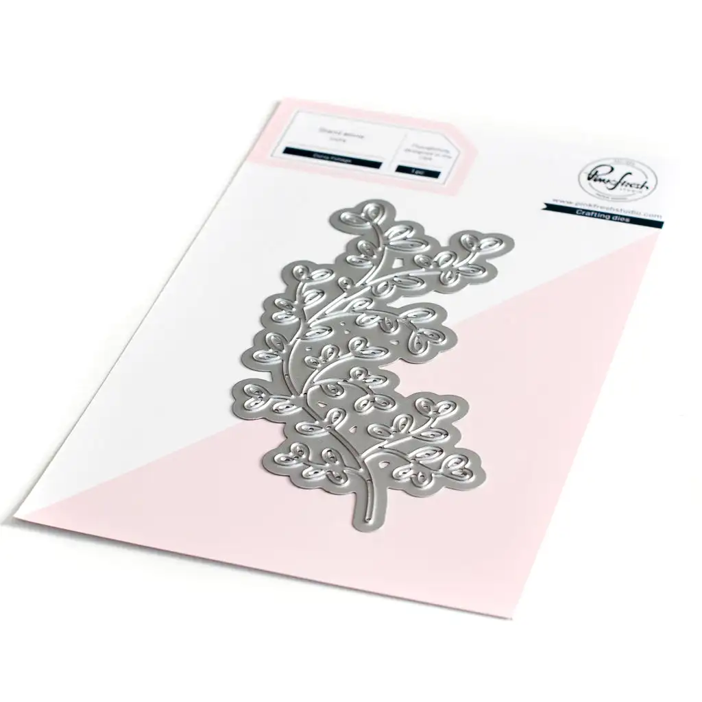 2022 New Spring Curvy Foliage Metal Cutting Dies Diy Craft Paper Envelope Greeting Card Scrapbooking Decoration Embossing Molds