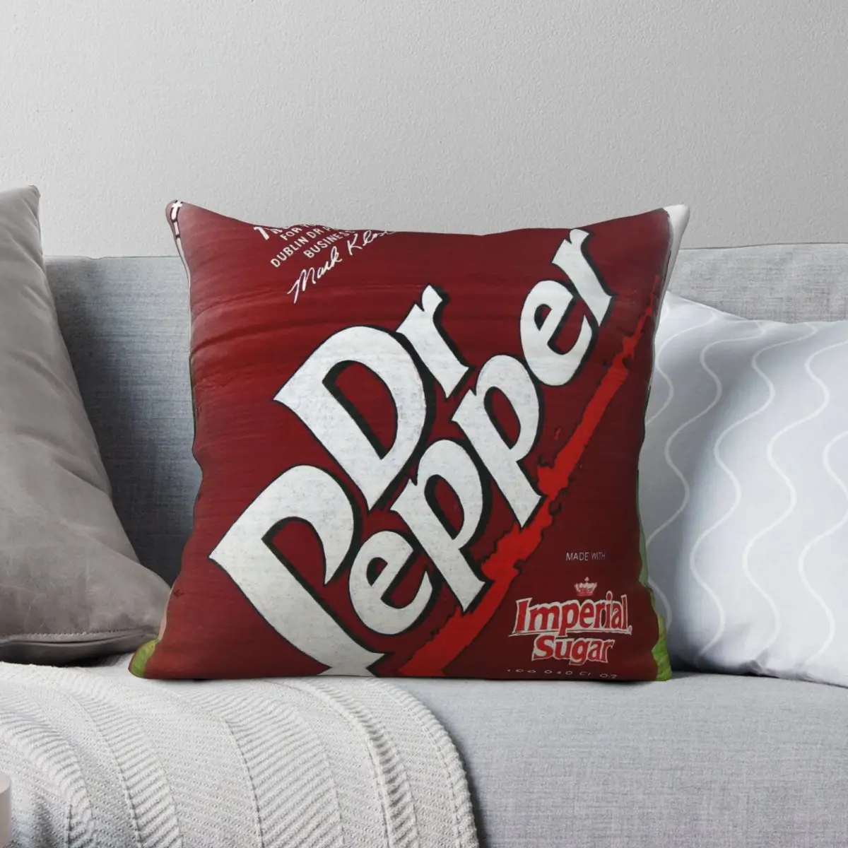 Now This Is A Lot Of Dr Pepper Square Pillowcase Polyester Linen Velvet Pattern Zip Decor Throw Pillow Case Room Cushion Cover