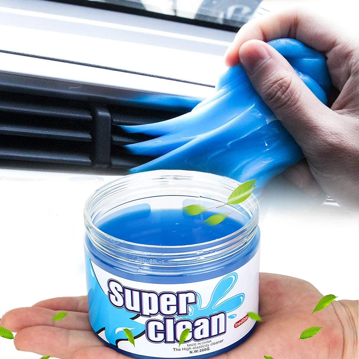 200G ภายในรถ Air Vent แดชบอร์ดกาวทำความสะอาด Slime Remover เจล Care Home แป้นพิมพ์คอมพิวเตอร์ Gap Corner ทำความสะอาดโคลนส...