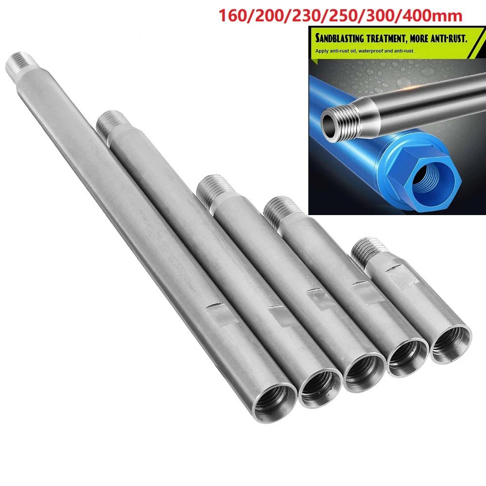 Prolunga per trapano ad acqua con punta diamantata da 1 pz 160/200/230/300/400mm biella filettata M22 per adattatore per impianto di perforazione