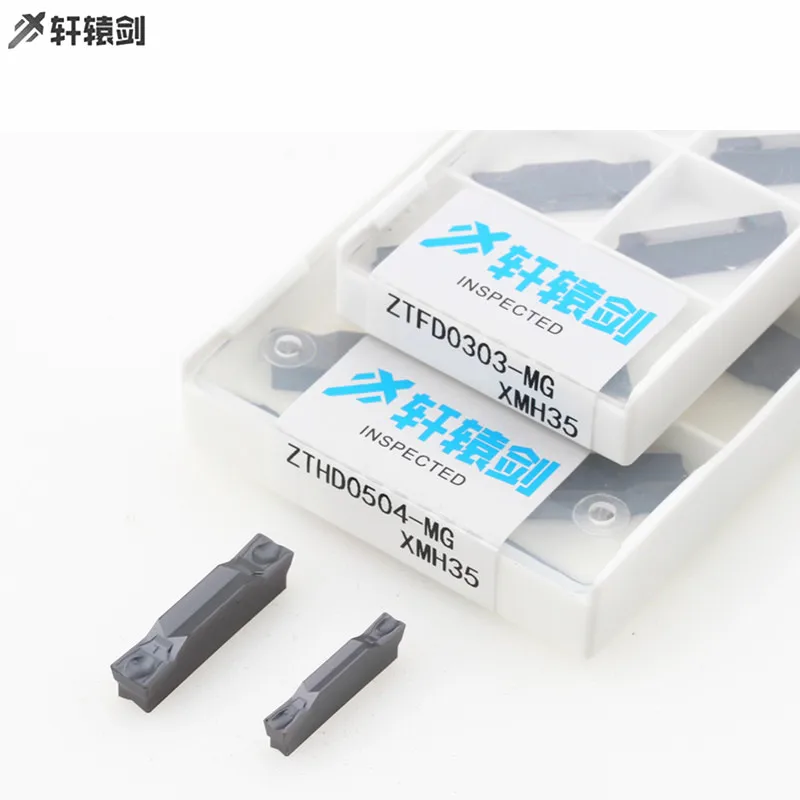 ZTFD0303-MG XMH35 XG3030คาร์ไบด์Slotted 3MMเครื่องมือสำหรับเครื่องกลึงCNCเครื่องมือสแตนเลส