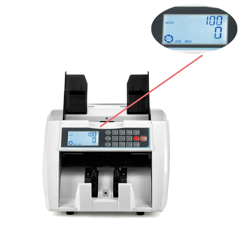 Top Loading Money Counter With Lcd Display With Dd Detection Function With 1000/1500/1800 Three Counting Speed