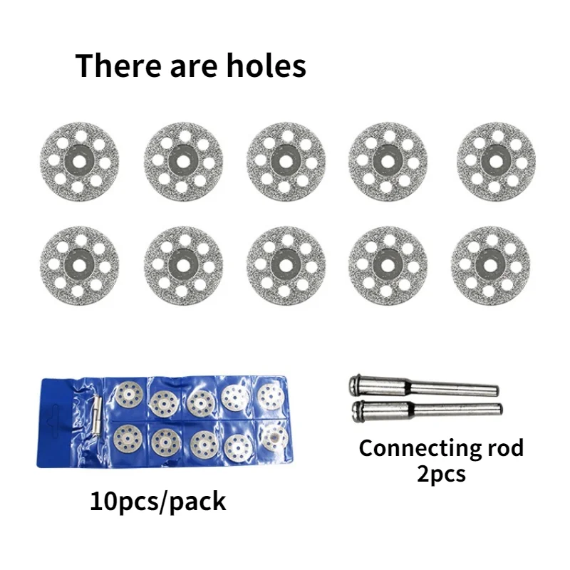 10 قطعة قطع الماس قطعة/الأسنان طحن قطعة/الصنفرة الصغيرة طحن قطعة/الكهربائية طحن شفرة المنشار/اليشم شريحة صغيرة
