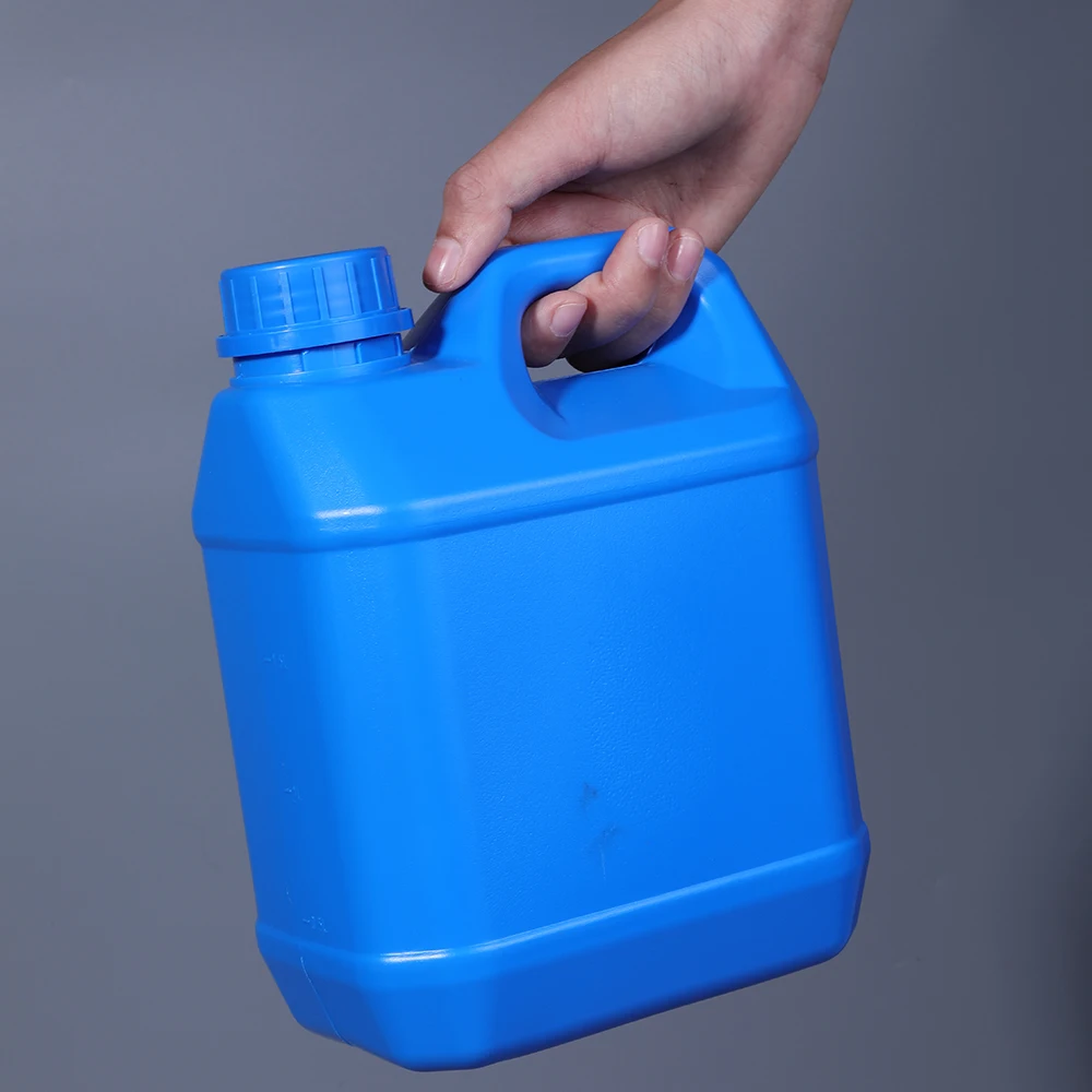 Empty 2 liter square plastic bottle liquid jerry can food grade HDPE Container for Alcohol Gel shampoo Refillable bottle 1Pcs