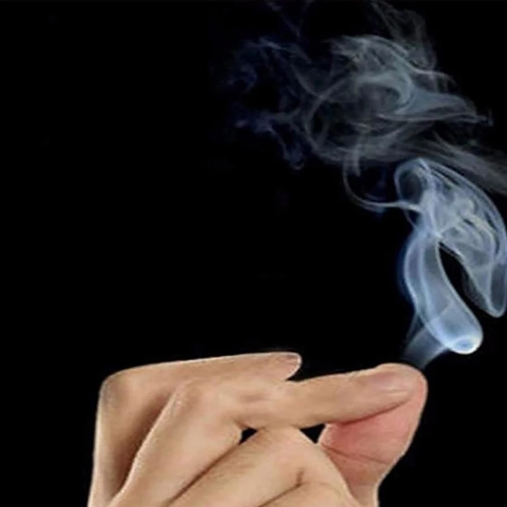 1pcs Chemical Magic Paper Cool Close Up Magic Trick Fingers Smoke Hells Smoke Stage Stuffs Fantasy Prop Make fun