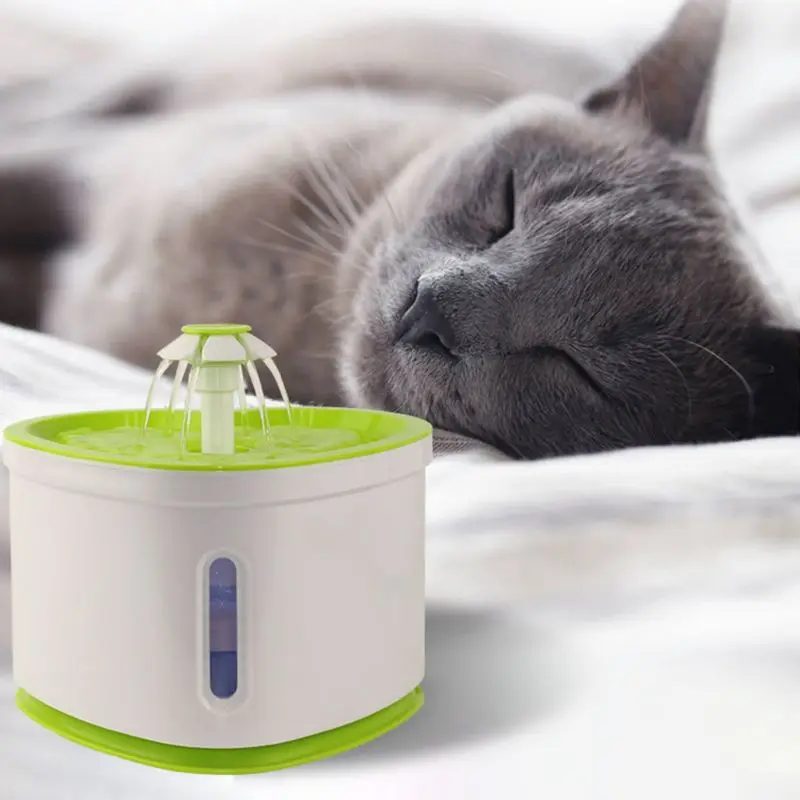 

2.4L USB Pet Cat Fountain Cats Feeder Dogs Drinker Cats Drinking Automatic Water Fountain LED Dog Bowl Kitten Water Dispenser