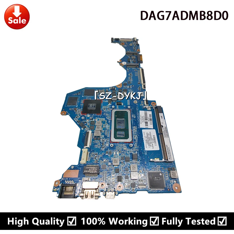 

For HP PAVILION 14-CE laptop motherboard with SREJQ I5-8265u DAG7ADMB8D0 L36236-601 L36236-001 L36236-501 G7AD-2G Mainboard