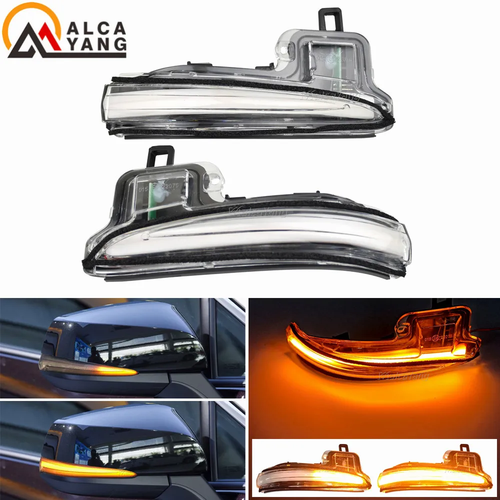 Side Mirror LED Dynamic Turn Signal Light Sequential For Toyota Alphard Vellfire AH30 Tacoma 16-19 RAV4 2019 -20 Highlander 2020