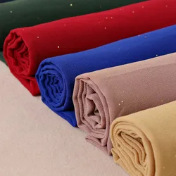 2023 NEW Women Gold Chiffon Solid Color Muslim Head Scarf Shawls and Wraps Pashmina Bandana Female Foulard Ladies Hijab Stores