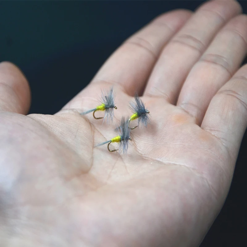 5pcs 16# BWO/14# Baetis Parachute Dry Flies Simulating Baetis/Nymphs 2styles Assorted Surface Water Common Used Fly Fishing Bait