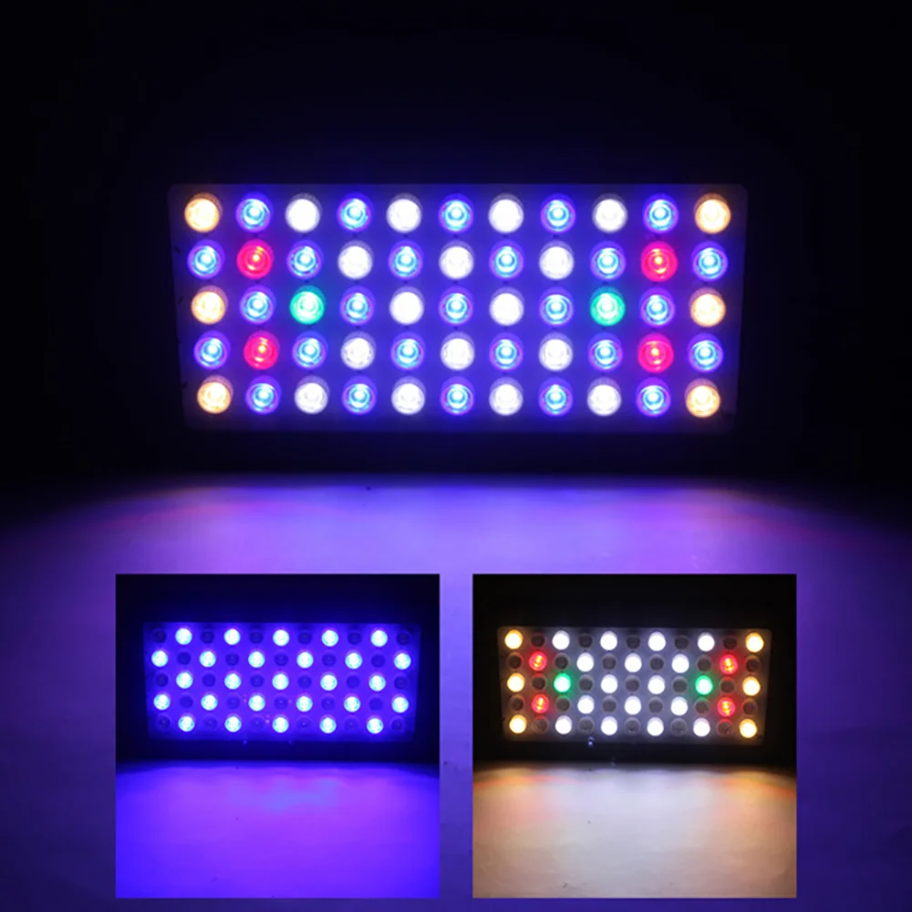 165W LED Aquariums Light Dimmable Coral Lights for Saltwater Freshwater  Marine Aquarium Fish Tank Aquatic Plants Grow Lighting