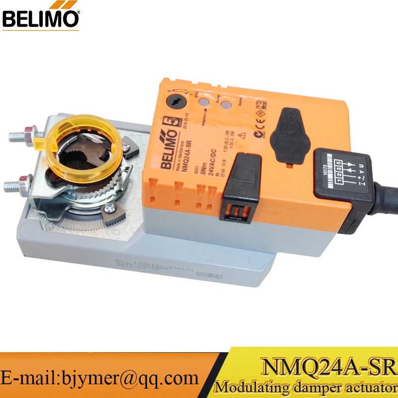 

BELIMO 08 нм NMQ24A-SR NMQ24A-MF быстродействующий генератор переменного тока 24 В, моторизированный привод демпфера для системы HVAC