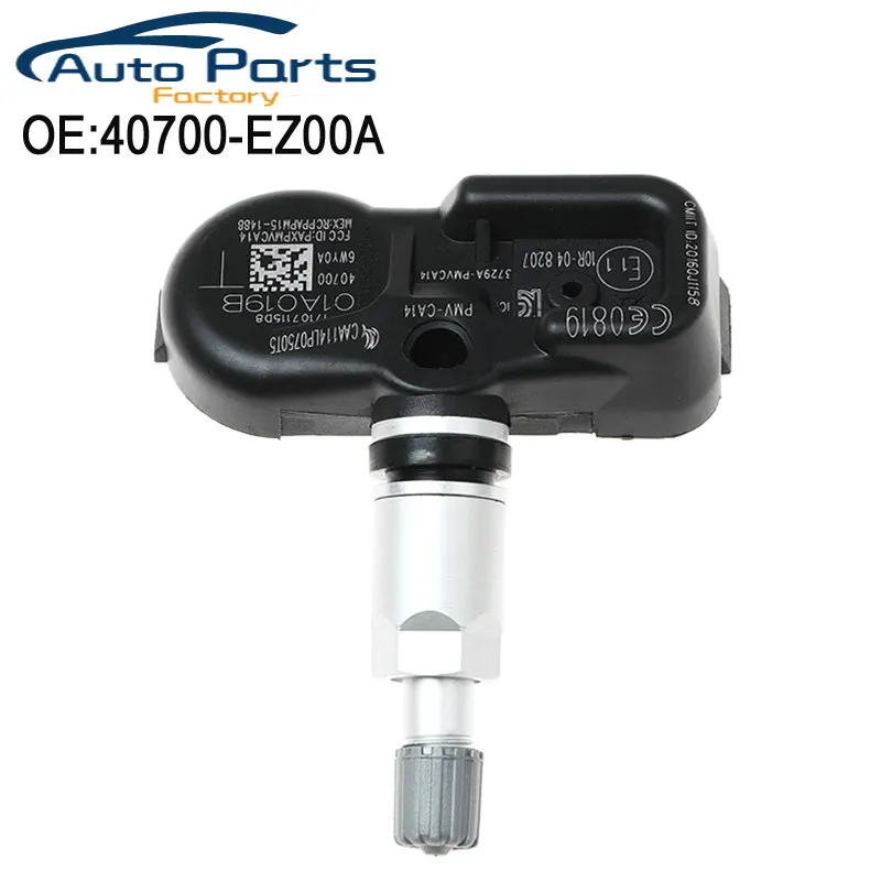 New Tire Pressure Monitoring Sensor For Nissan 433 MHz 40700-EZ00A 40700EZ00A TPMS Sensor PMV-CA14