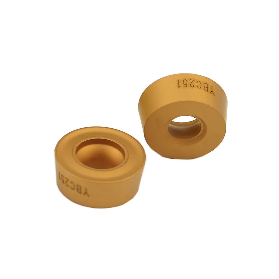 RCMT0803MO rcrcmt1204mo YBC251 YBC252 inserti in metallo duro tornio CNC lama di fresatura di forma rotonda R4 R5 R6 utensile per tornitura di fresatura