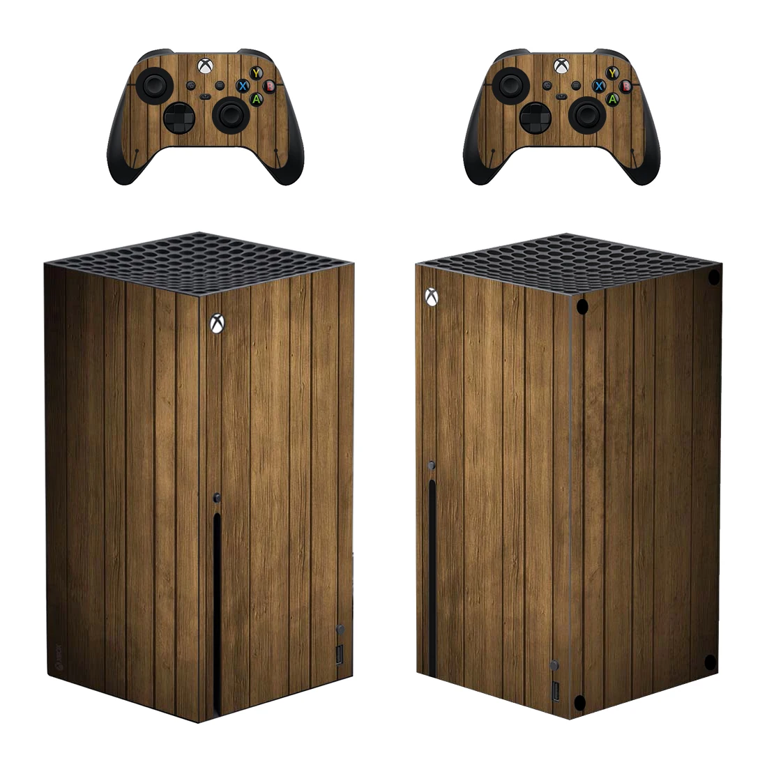 Logs Style Xbox Series X Skin Sticker for Console & 2 Controllers Decal Vinyl Protective Skins Style 8