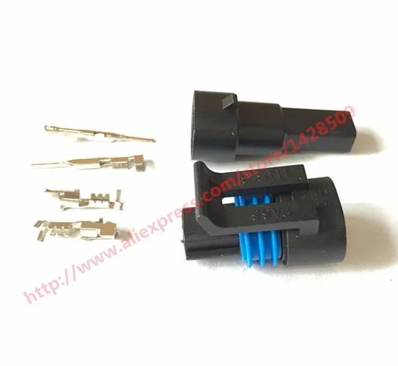 1 Set Delphi GM 2 Pin Female And Male Auto Sensor Connector  Automotive Plug Socket 12162195 12162193