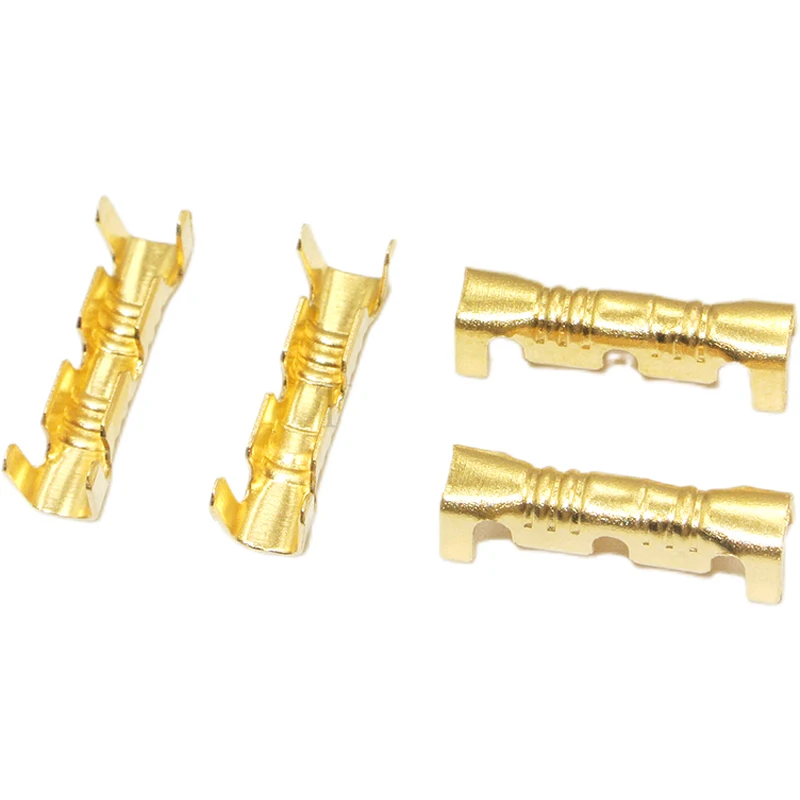 

5000PCS U-shaped brass Naked terminal Crimp wire Docking connector quick connect 0.5 to1.5 square small teeth fascia