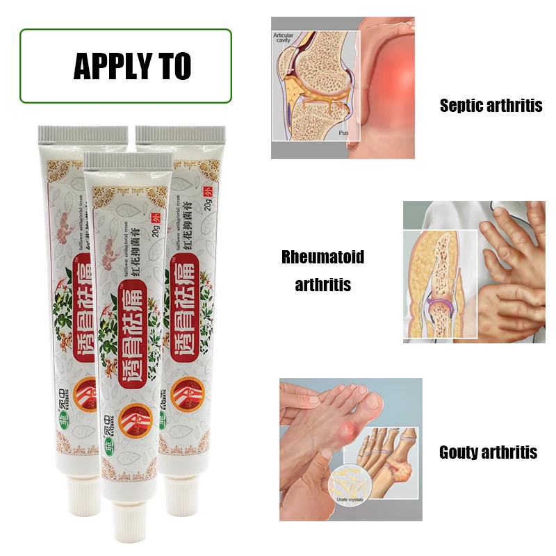 1pcs  Powerful Efficient Relief Muscle Pain Headache Neuralgia Acid Stasis Rheumatism Arthritis Cream