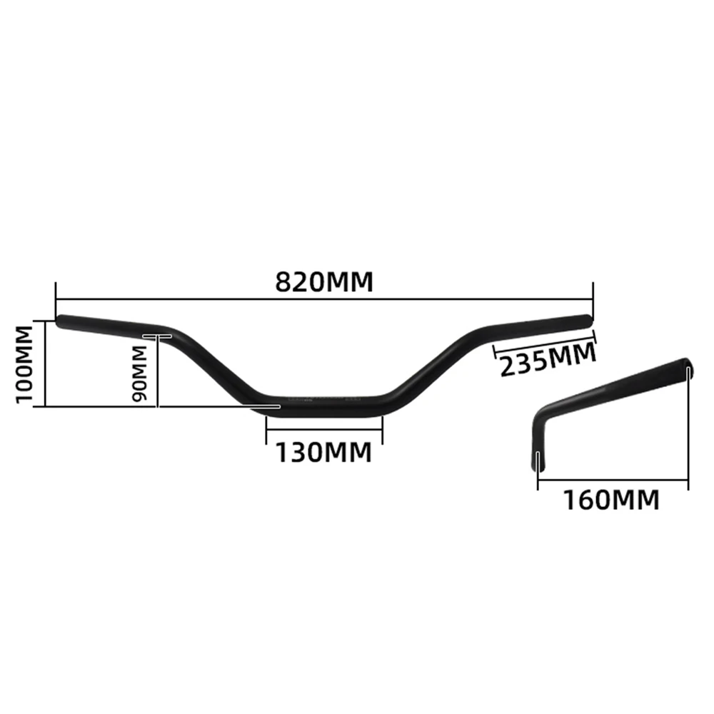 Universal for Renthal 28mm Motorcycle Handlebar Fat Bar Aluminum Steering Wheel for SYM TMAX 530 Z1000 Ninja 400 Monster 696 R1