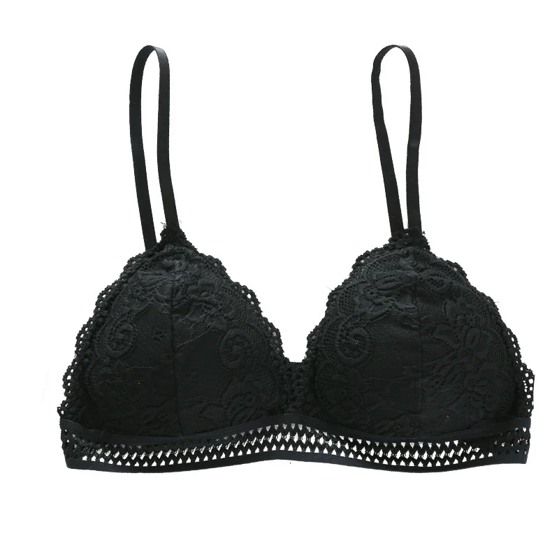 Soutien-gorge en dentelle pour femmes, sous-vêtement Push-Up, Sexy, sans couture