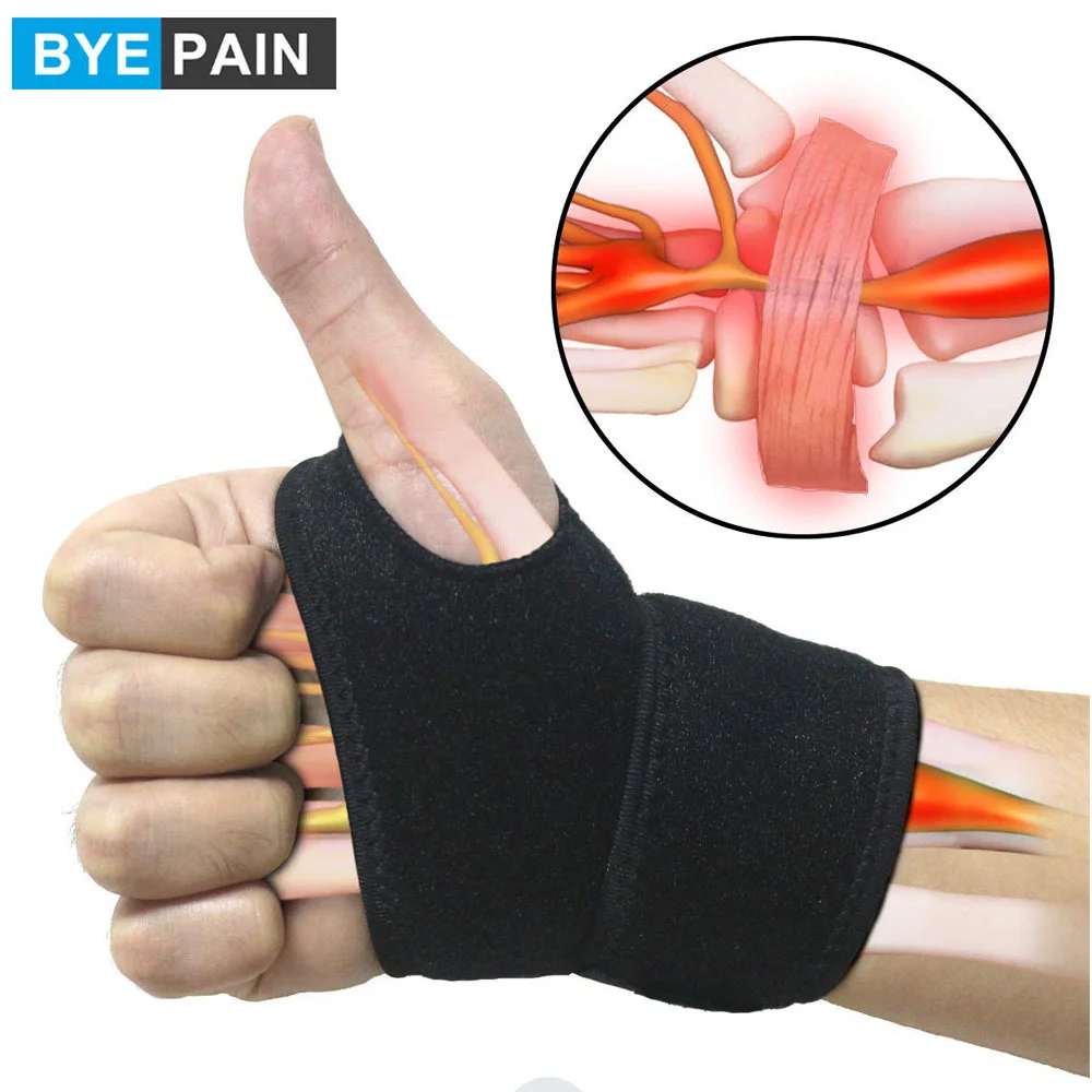 1Pcs Wrist Brace for Carpal Tunnel,  Adjustable Wrist Support Brace for Arthritis Tendinitis, Wrist Compression Wrap Pain Relief