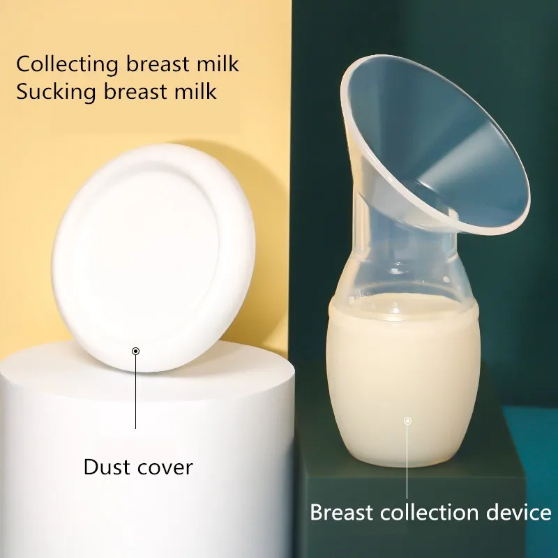 Eenbei Breast collector manual breast pump breastfeeding nursing moms milk saver natural suction easy clean smooth inside No BPA