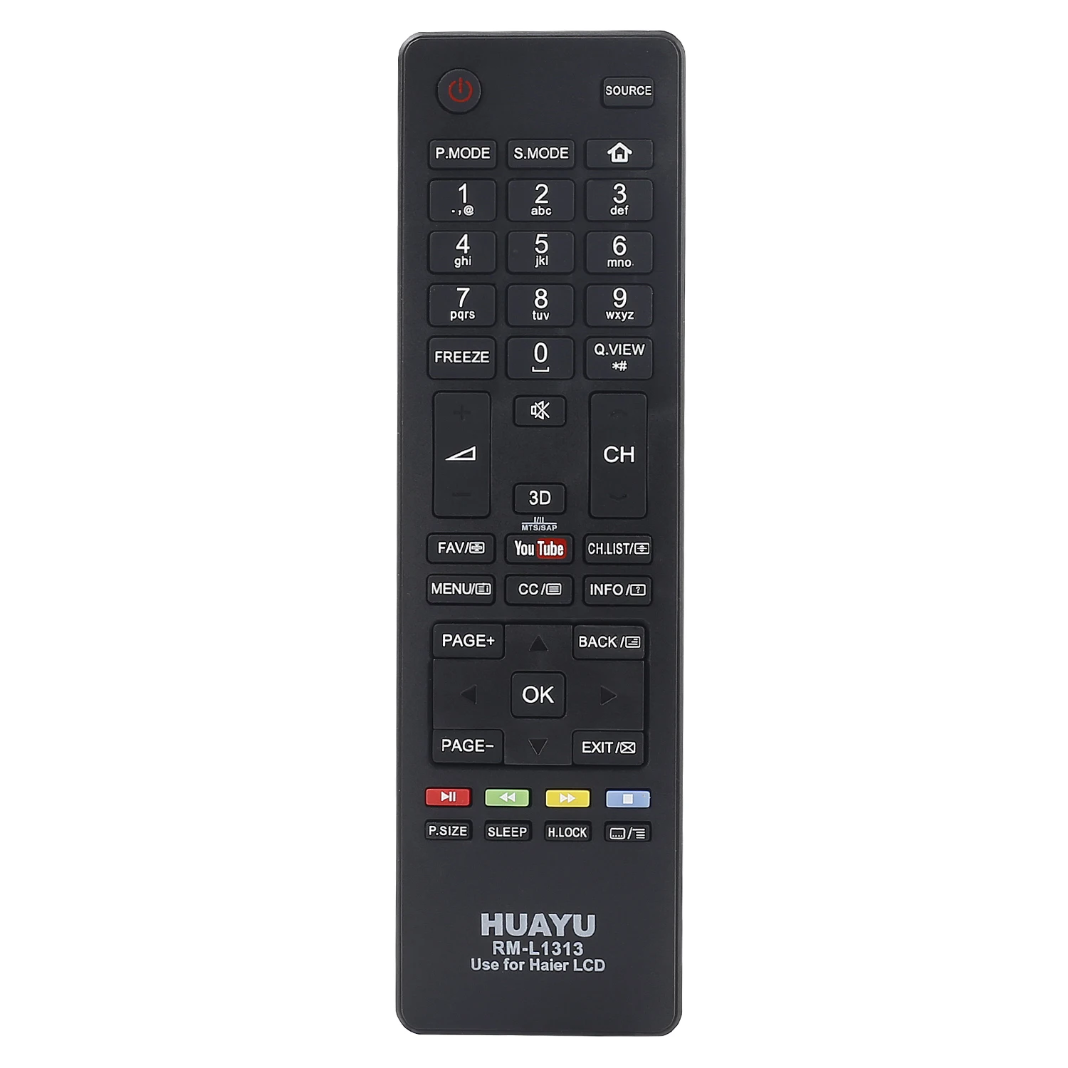 Remote Control Suitable for Haier TV htr-a18h LED LE22M600F LE24M600F LE24M660F LE28H600 LE28M600 LE32M600 LE39M600F LE40M600F