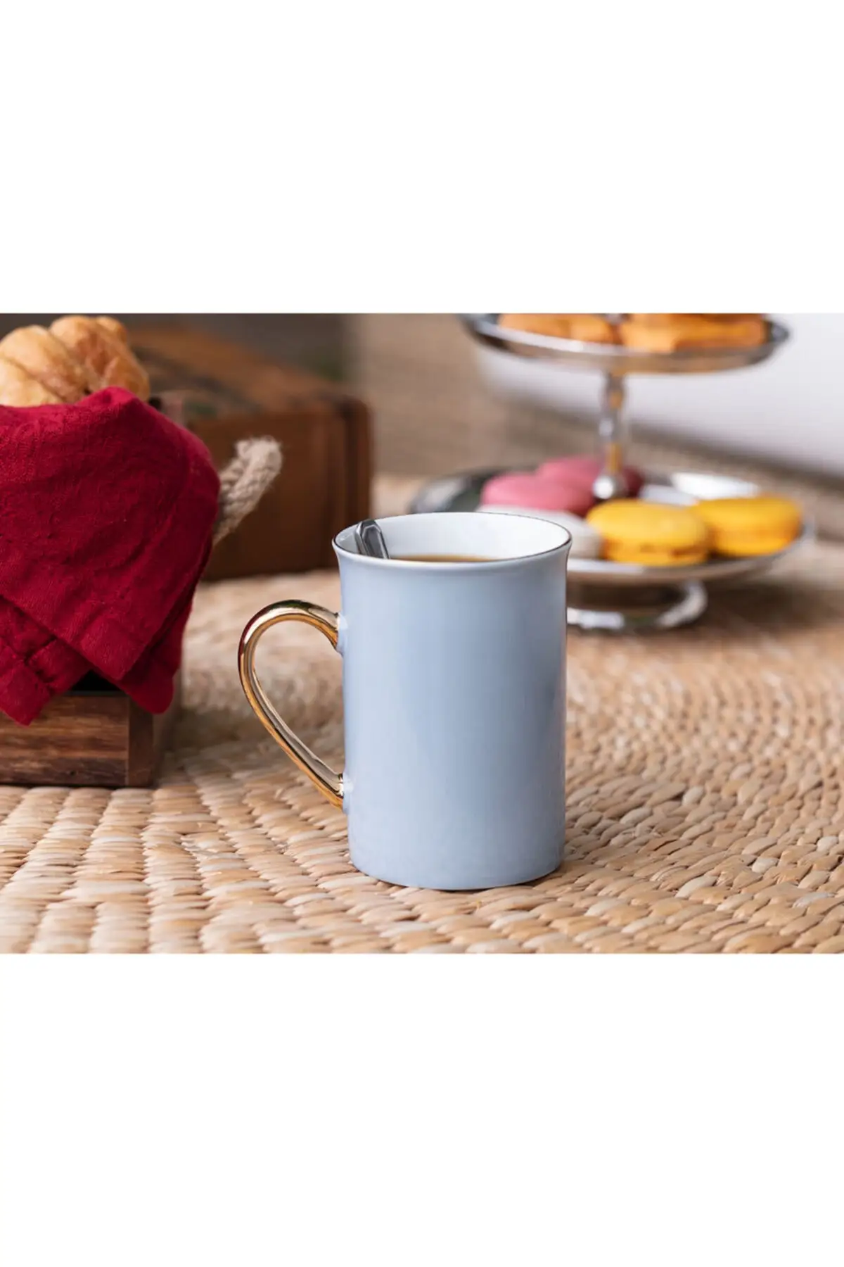 

Soft Blue Achiko Design Cups Porcelain Mugs Products For Tea And Coffee Office And Home Decoration Warm Keeping Thermos