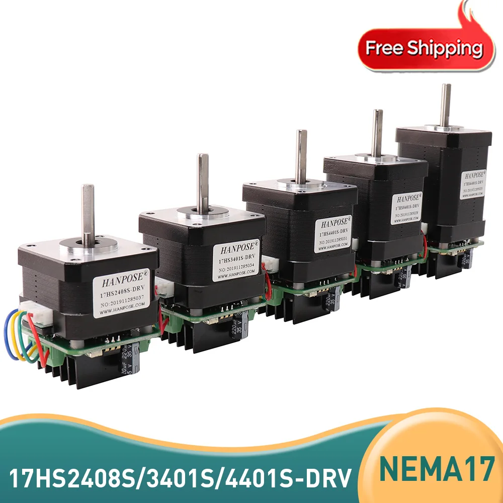 17hs2408S-3401S/4401S DRV stepper motor driver module integrated driver body length 34mm 42 stepper motor