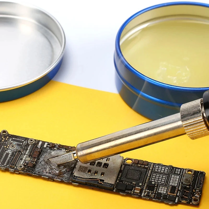 ช่าง UV80 UV50 Paste Flux No-Clean ดีบุกบัดกรี BGA บัดกรีบัดกรีไฟฟ้าเหล็กเชื่อมประสานสำหรับ PCB/BGA/PGA/SMD