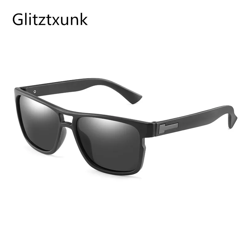 Glitztxunk Polarized Sunglasses Men Brand Driving Photochromic Sun Glasses Women Vintage Anti-UV Goggles Eyewear Gafas de sol