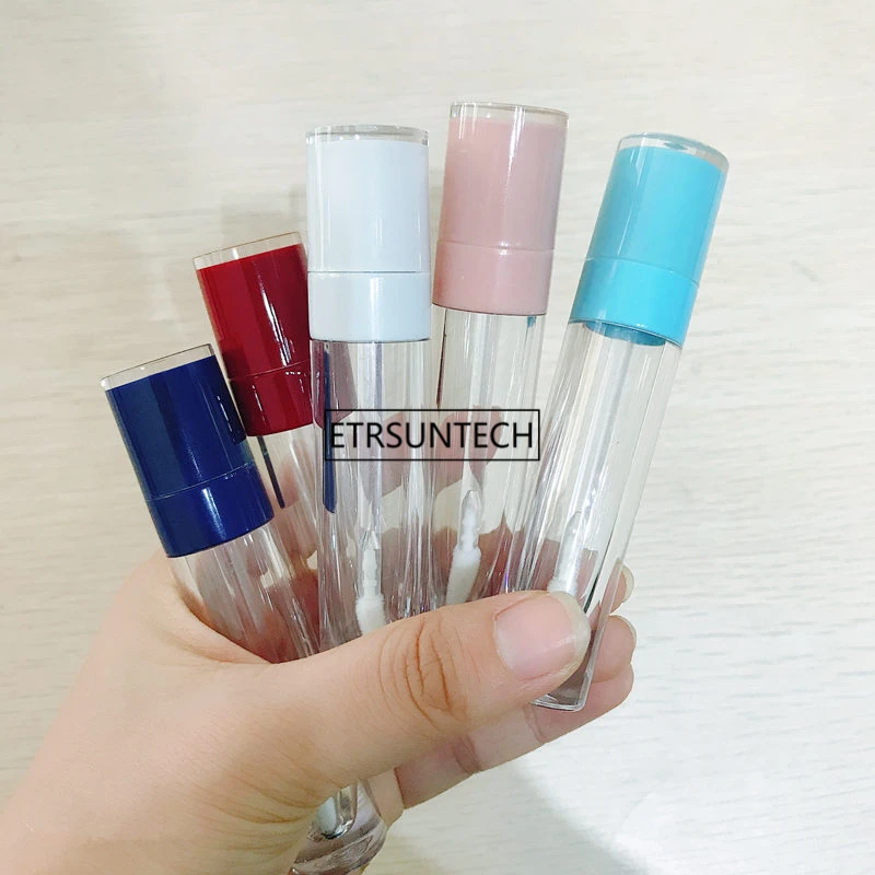 

100pcs 8ml Empty Lip Gloss Bottle Round Tube DIY Lipstick Container Refillable Vials SampleMakeup Accessories F3761