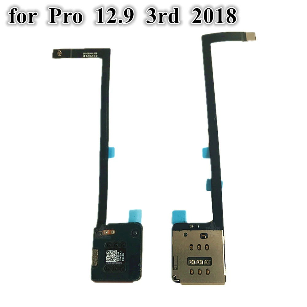 

1Pcs Sim Card Reader Slot Tray Holder Connector Flex Cable Compatible for Ipad Pro 9.7 10.5 11 12.9 Inch 2015 2018 Air 3 2019
