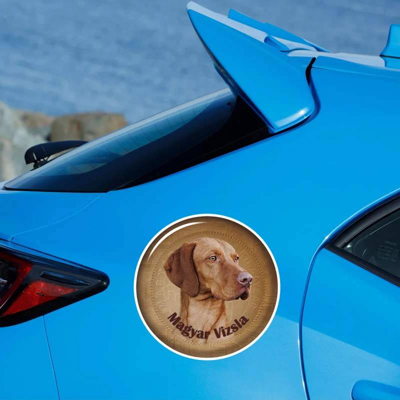 Magyar Vizsla Dog Self-adhesive Decal Car Sticker Waterproof Auto Decors on Bumper Rear Window Laptop #S60970