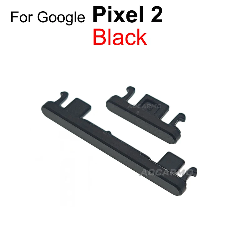 Aocarmo For Google Pixel 2 XL 2XL Power & Volume Side Button Key Replacement Parts