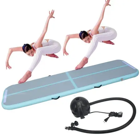 

5m*1m*0.2m Inflatable Air Track Brushed Tumbling mat Gymnastics airtrack for Practice Gymnastics,Tumbling,Parkour, Home Floor