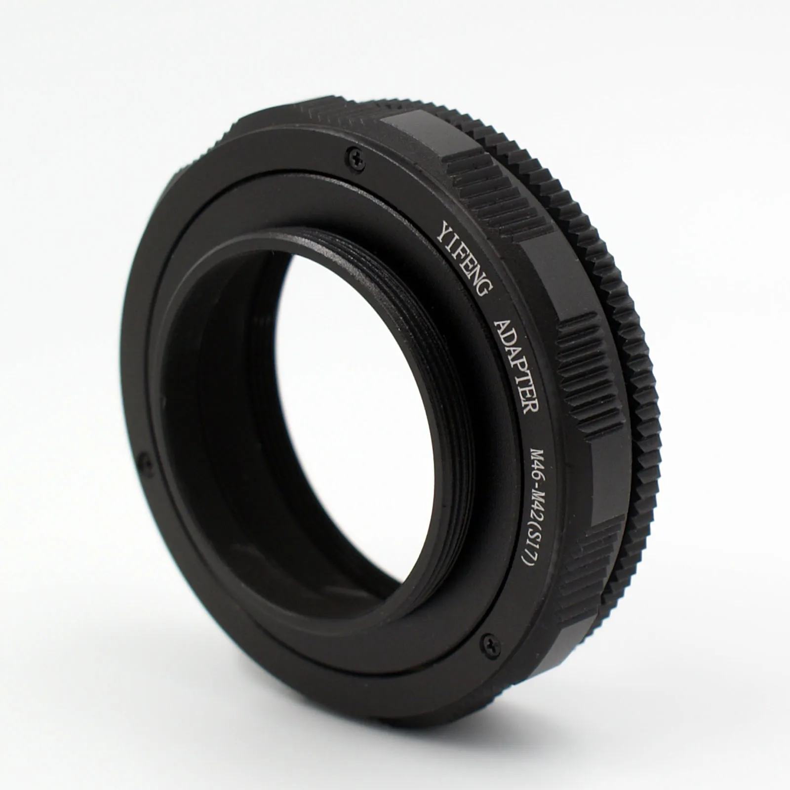 Yifeng m46 para m42 17 - 31mm adaptador de foco ajustável helicoid macro tubo