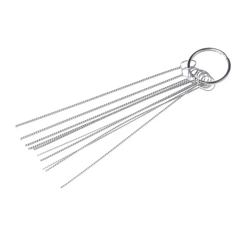 Agulha de limpeza para carburador de carro e motocicleta, conjunto de escovas para bico injetor de jato carb, spray, aerógrafo limpo, novo, 2021